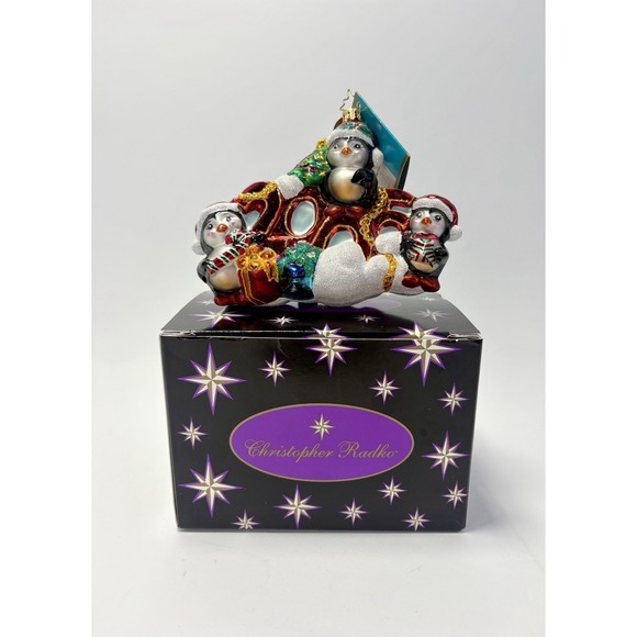 Christopher Radko A Year For Cheer 2006 Glass Christmas Ornament 1012428 - Picture 4 of 7